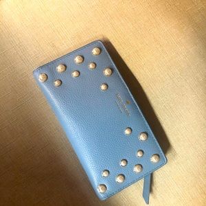 Kate Spade sky blue wallet